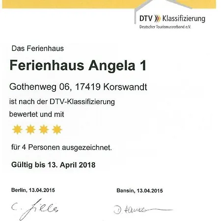 Apartment Feriendoppelhaushälfte Angela Whg 01 Korswandt